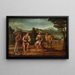 Het Oordeel van Midas De Muziekwedstrijd tussen Apollo en Marsyas - Giovanni Battista Cima da Conegliano — ingelijst kunstwerk aan de muur