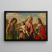Maagd met Kind met Sint Catharina en Sint Johannes de Doper - Giovanni Battista Cima da Conegliano — ingelijst kunstwerk aan de muur