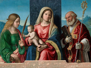 Giovanni Battista Cima da Conegliano - Virgin and Child with Saints Catherine and Nicholas.webp