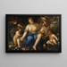 Allegorie van de Aarde met de vier seizoenen - Giovanni Battista Discepoli — ingelijst kunstwerk aan de muur