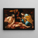 Giovanni Battista Langetti - Droominterpretatie van de schilderij van Joseph — ingelijst kunstwerk aan de muur
