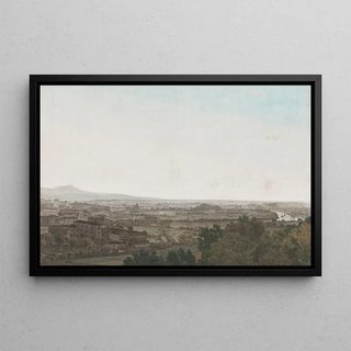 Giovanni Battista Lusieri - A panoramic view of Rome from the Aventine Hill towards the South.webp
