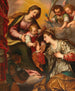 Het mystieke huwelijk van Sint Catharina - Giovanni Battista Paggi — weergave van het kunstwerk