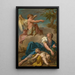L'Ange apparaissant à Agar et Ismaël - Giovanni Battista Pittoni — ingelijst kunstwerk aan de muur