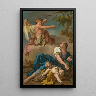 Giovanni Battista Pittoni - The Angel appearing to Hagar and Ishmael.webp