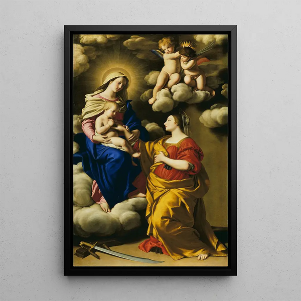 Giovanni Battista Salvi da Sassoferrato - The Mystic Marriage of Saint Catherine.webp