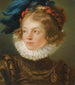 Een jonge jongen in pagekostuum - Giovanni Battista Tiepolo — weergave van het kunstwerk