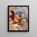 Allegorie van de deugd en de adel - Giovanni Battista Tiepolo — ingelijst kunstwerk aan de muur