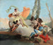 Armide ontmoet de slapende Renaud - Giovanni Battista Tiepolo — weergave van het kunstwerk