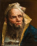 Hoofd van een filosoof - Giovanni Battista Tiepolo — weergave van het kunstwerk