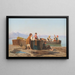 van vissers in de baai van Napels - Giovanni della Rocca — ingelijst kunstwerk aan de muur