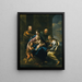 Maria en het kind met de heiligen - Giovanni Domenico Ferretti — ingelijst kunstwerk aan de muur