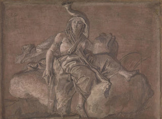 Giovanni Domenico Tiepolo - Allegorical Figure Representing Africa.webp