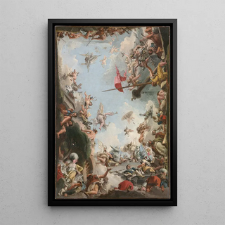 Giovanni Domenico Tiepolo - The Glorification of The Giustiniani Family.webp