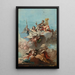 Triomphe de la Vertu - Giovanni Domenico Tiepolo | Reproduction — ingelijst kunstwerk aan de muur