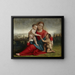 van het Madonna en Kind met Kind Jean - Giovanni Francesco Caroto — ingelijst kunstwerk aan de muur