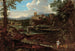 Klassiek landschap - Giovanni Francesco Grimaldi — weergave van het kunstwerk