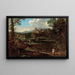Klassiek landschap - Giovanni Francesco Grimaldi — ingelijst kunstwerk aan de muur