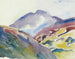 Berglandschap - Giovanni Giacometti — weergave van het kunstwerk