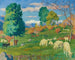 Landschapschilderij herfst - Giovanni Giacometti — weergave van het kunstwerk
