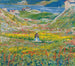 Vallei met bloemen - Giovanni Giacometti — weergave van het kunstwerk