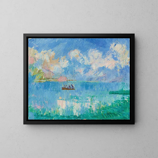 Les Pêcheurs - Giovanni Giacometti — framed artwork on a wall
