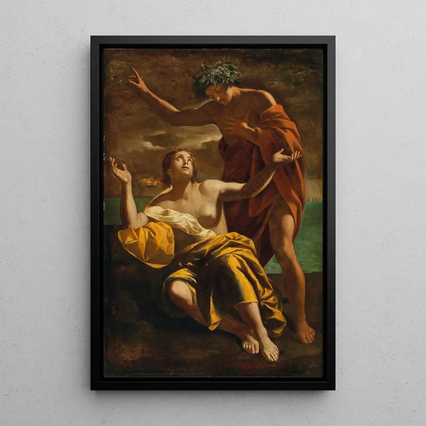 Bacchus et Ariane - Giovanni Giacomo Semenza — ingelijst kunstwerk aan de muur