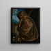 Maria Magdalena bij het graf - Giovanni Girolamo Savoldo — ingelijst kunstwerk aan de muur