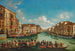Regatta op het Grote Kanaal Venetië - Giovanni Grubacs — weergave van het kunstwerk