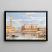 La Piazzetta en het Paleis van de Dogen - Giovanni Grubacs — ingelijst kunstwerk aan de muur