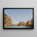 Venetië, Uitzicht op het Groot Kanaal met Santa Maria della Salute - Giovanni Grubacs — ingelijst kunstwerk aan de muur