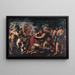 Ontmoeting tussen Esaü en Jakob - Giovanni Maria Bottala — ingelijst kunstwerk aan de muur