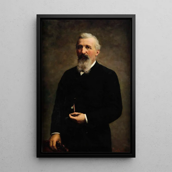 Portret van een man - Giovanni Maria Rastellini — ingelijst kunstwerk aan de muur