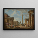 Een grill van Romeinse ruïnes - Giovanni Paolo Panini — ingelijst kunstwerk aan de muur
