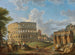 Landschap met het Colosseum en de Constantijnboog in Rome - Giovanni Paolo Panini — weergave van het kunstwerk