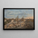 Vue de la Piazza del Popolo, Rome - Giovanni Paolo Panini — ingelijst kunstwerk aan de muur