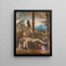 Pietà - Giovanni di Lorenzo Larciani — ingelijst kunstwerk aan de muur