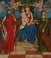 De Maagd met Kind met Sint Jacob en Sint Lucia - Girolamo Denti — weergave van het kunstwerk