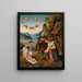 De Heilige Familie - Girolamo Marchesi — ingelijst kunstwerk aan de muur