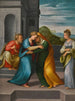 De Bezoeking - Girolamo Marchesi — weergave van het kunstwerk