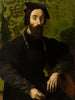 Portret van een musicus - Girolamo Mazzola Bedoli — weergave van het kunstwerk