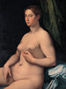 Een zittende vrouw - Girolamo Siciolante da Sermoneta — weergave van het kunstwerk