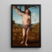 Sint Sebastiaan - Giuliano Bugiardini — ingelijst kunstwerk aan de muur