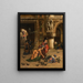 op het San Marco-plein - Giuliano Zasso — ingelijst kunstwerk aan de muur