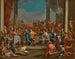 Het Banket van Balthazar - Giulio Carpioni — weergave van het kunstwerk