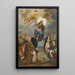 Remise du rosaire - Giulio Cesare Angeli — ingelijst kunstwerk aan de muur