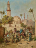 De zadelmaker - Giulio Fabri — weergave van het kunstwerk