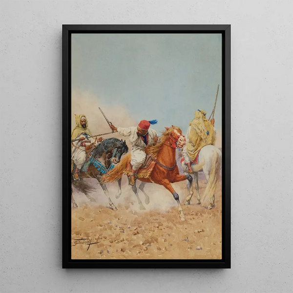 La charge - Giulio Rosati — framed artwork on a wall