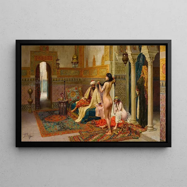 La Favorite - Giulio Rosati — framed artwork on a wall