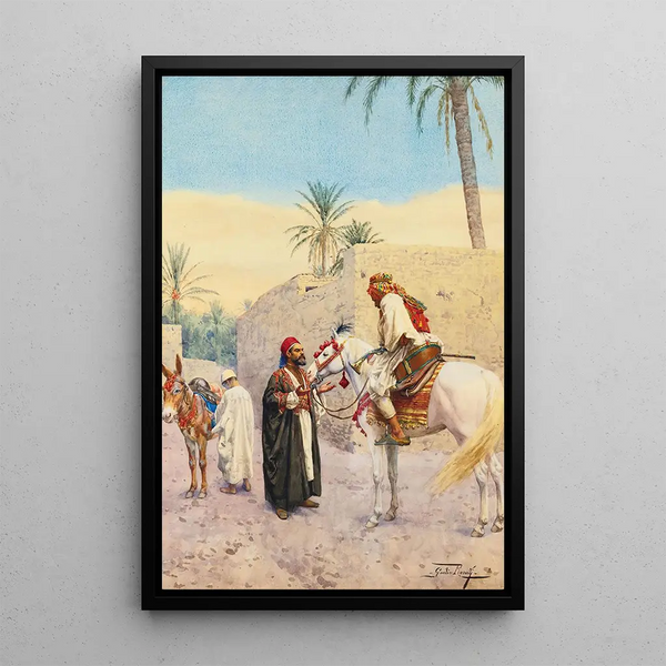Mots bien choisis - Giulio Rosati — ingelijst kunstwerk aan de muur